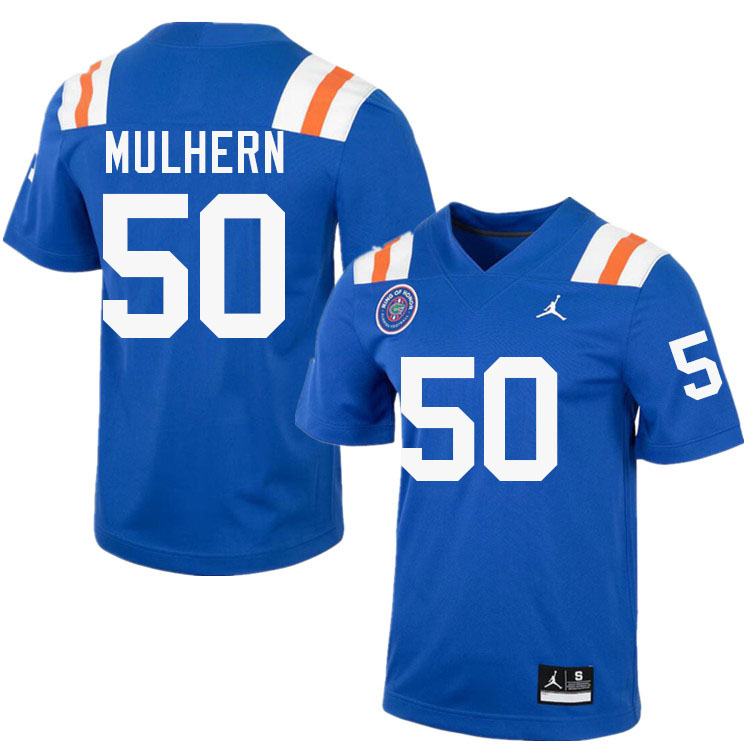 Mack Mulhern Florida Jersey,Florida Gators #50 Mack Mulhern Uniforms,Jersey Youth-Throwback Royal